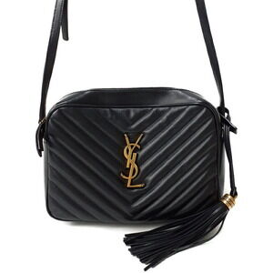 Saint Laurent Quilted Matelasse Paris Lou Camera Chain Shoulder Bag